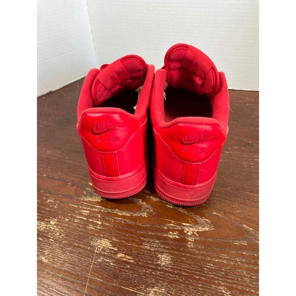 Nike Air Force 1 Low Triple Red Sneakers Size 11 Mens Athletic Shoes - Picture 4 of 6